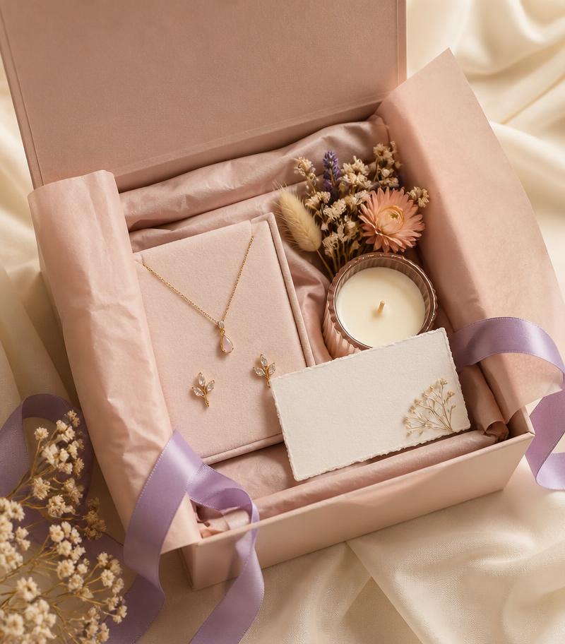 A Trendyfind gift hamper ready to give